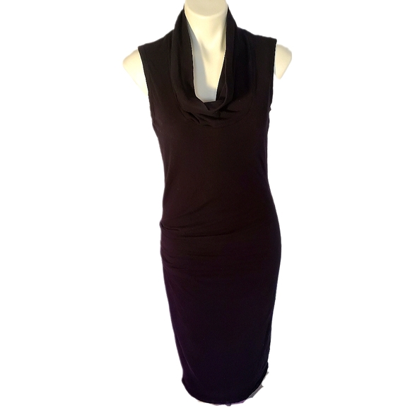 James Perse Dresses Standard James Perse Stretch Cotton Cowl Neck